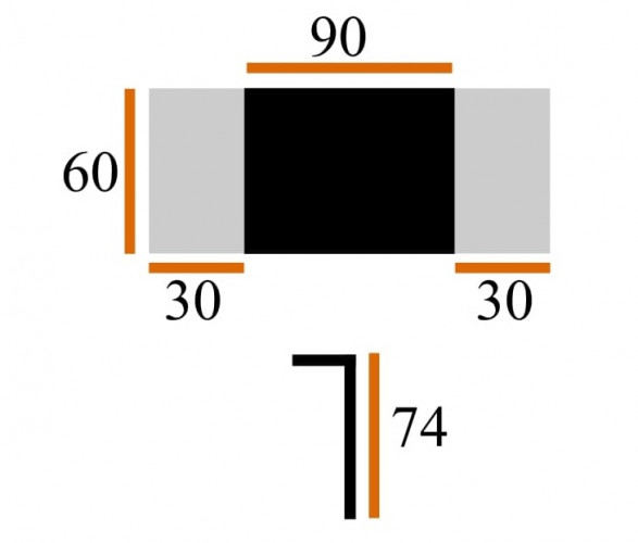 Стол обеденный прямоугольный Париж КВ 60x90/150 венге ВСТ