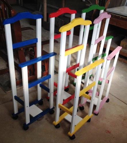 Детская напольная вешалка Кроха. Розовая.