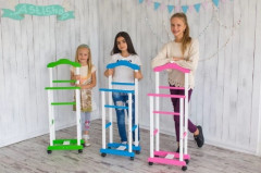 Детская напольная вешалка Кроха. Розовая.