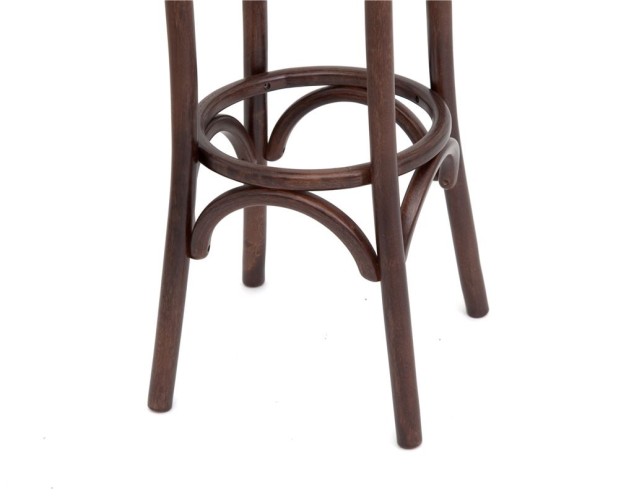 Табурет барный 650 Венский мягкий (темный тон, экокожа коричневая)