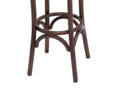 Табурет барный 650 Венский мягкий (темный тон, экокожа коричневая)