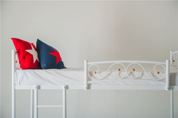 Двухъярусная кровать Валерия-DD (90х200) (Белый)