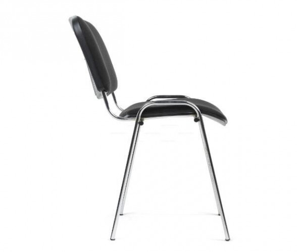 Стул офисный ИЗО (iso) хром ткань черная