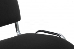 Стул офисный ИЗО (iso) хром ткань черная