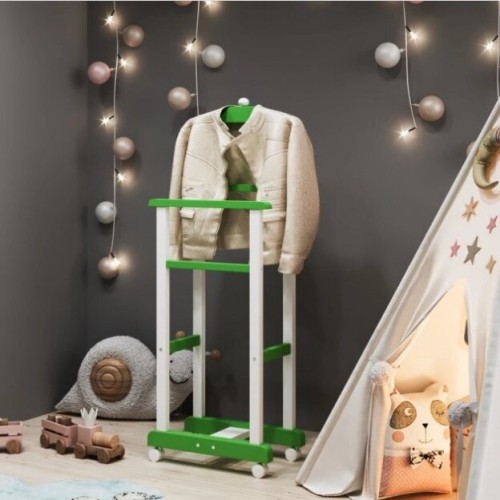 Детская напольная вешалка Кроха. Зеленая