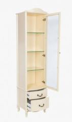 Шкаф- витрина "Джульетта" (дуб шампань) Вис