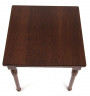 Стол журнальный "Мили" (темный орех/патина темная / 53х53хН55)