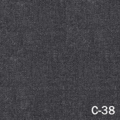 Стул офисный ИЗО (iso) хром ткань серая C38 WIN