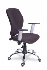 Кресло Билл new RSJ комфорт хром Сетка (шоколад)