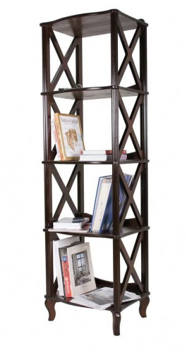 Стеллаж-этажерка Джульетта 4 яруса (цвет Орех) Ls