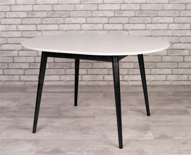 Стол Алиса-1000  (белый/венге) раздвижной