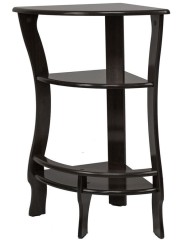 Этажерка угловая "Грейс" (венге ) Вис