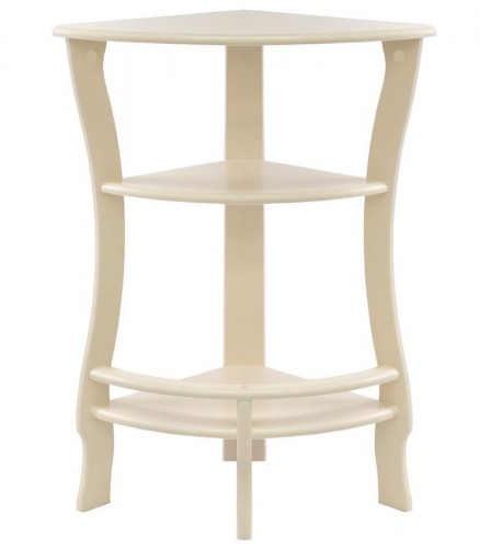 Этажерка угловая "Грейс" (дуб шампань ) Вис