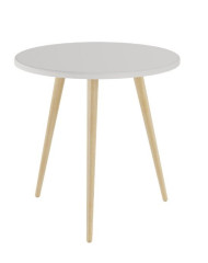 Стол журнальный "Бекс 450" (Белый)