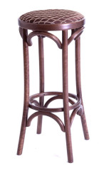 Табурет барный 750 Венский мягкий (темный тон, ткань 3 brown)