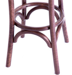 Табурет барный 750 Венский мягкий (темный тон, ткань 3 brown)