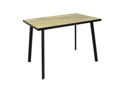 Cтол ОКЛЕНД 68х110 нокс дуб/муар.черн ВС/529