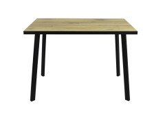 Cтол ОКЛЕНД 68х110 нокс дуб/муар.черн ВС/529