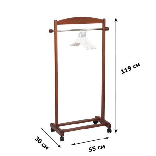 Детская напольная вешалка Умка. Венге-белый