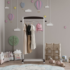 Детская напольная вешалка Умка. Венге-белый