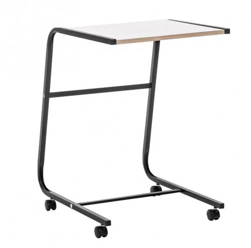 Подкатной стол СЛКС-6 (каркас черный/ясень шимо светлый)