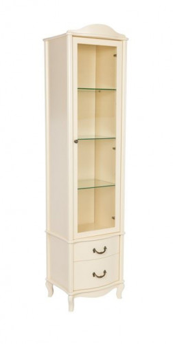 Шкаф- витрина "Джульетта" (Дуб шампань) Ls