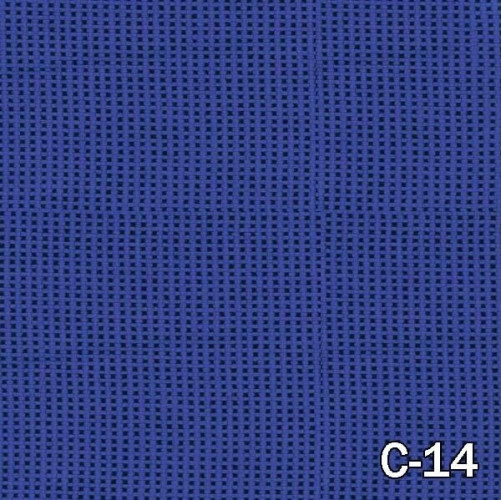 Стул для посетителей ИЗО черный каркас ткань синяя С 14