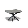 Стол кухонный раздвижной Kenner BK900, черный/керамика NEW armani grey