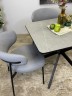 Стол кухонный раздвижной Kenner BK900, черный/керамика NEW armani grey