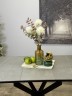 Стол кухонный раздвижной Kenner BK900, черный/керамика NEW armani grey