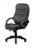 Офисное кресло руководителя Мираж экокожа черный ТГ пласт ИМ