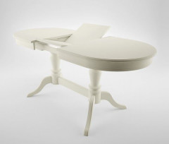 Стол "Орфей-2" (Эмаль 11/Слоновая кость/шпон бук)