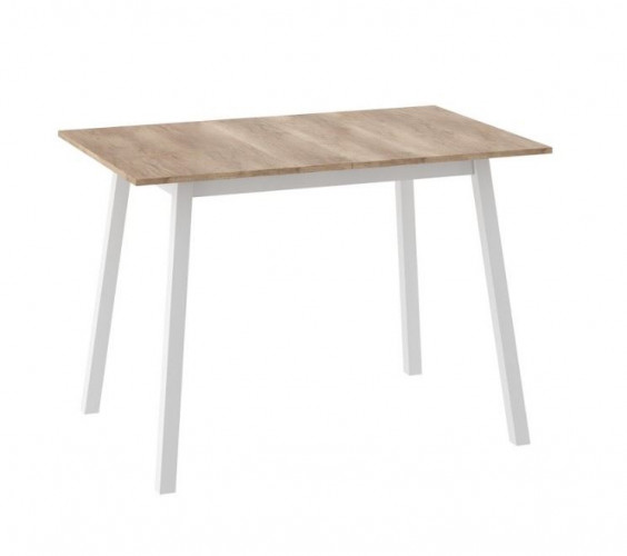 ТИРК стол раздвижной 110(142)х70  Дуб каньон/Белый