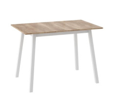 ТИРК стол раздвижной 110(142)х70  Дуб каньон/Белый