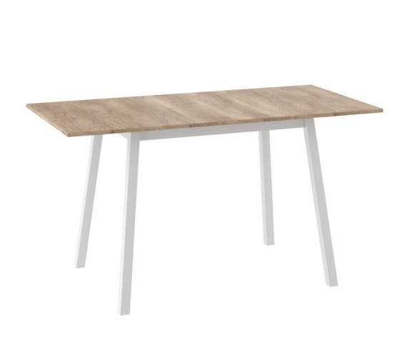 ТИРК стол раздвижной 110(142)х70  Дуб каньон/Белый
