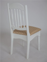 Стул Арфа (массив березы/ткань) Белый