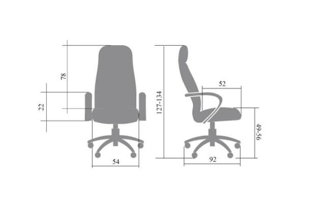 Кресло руководителя Бостон нат кожа крем/дерево (кантри) ИМ
