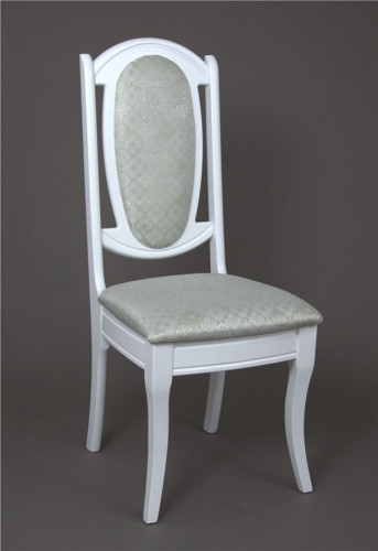 Стул "Королевский" (Белый/ткань Пассаж)