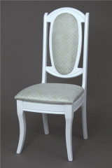 Стул "Королевский" (Белый/ткань Пассаж)