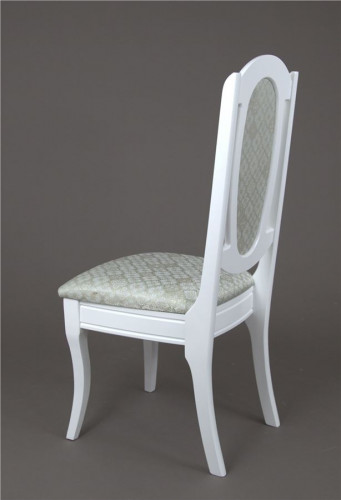 Стул "Королевский" (Белый/ткань Пассаж)