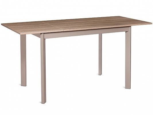 НЕЛЬСОН-110(155)х68, стол раздвижной, Дуб гладстоун/Каппучино