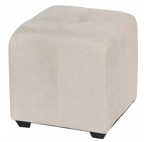 Пуф "Николь" Светло-бежевый велюр