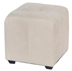 Пуф "Николь" Светло-бежевый велюр
