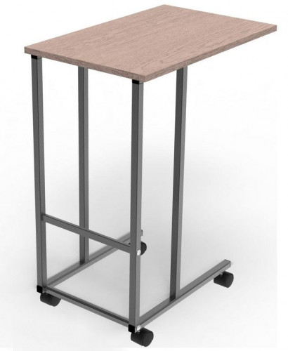 Подкатной стол СЛКС-3 (каркас черный/ясень шимо темный)