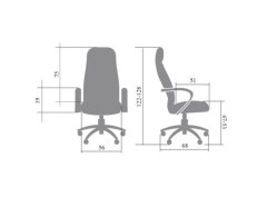 Кресло руководителя Аллегро экокожа черная МБ пласт ИМ