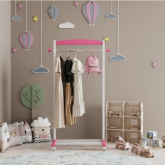 Детская напольная вешалка Умка. Розовый.