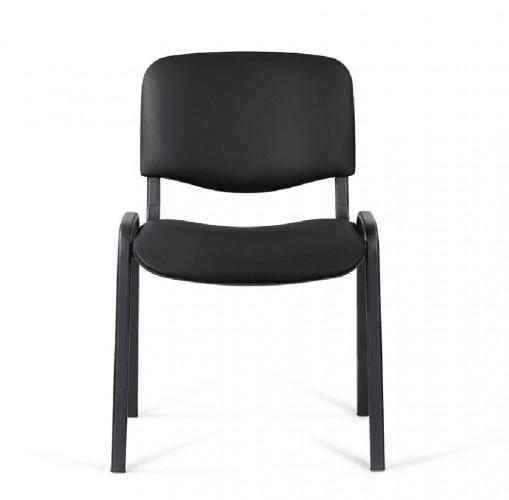 Стул для посетителей ИЗО черный ткань C26 черный\серый