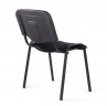 Стул для посетителей ИЗО черный ткань C26 черный\серый