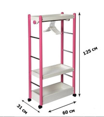 Детская напольная вешалка Малыш (розовый)