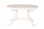Стол обеденный Овальный-1300 (белая эмаль)